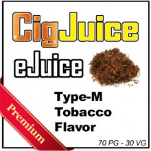 CigJuice -- Type-M Tobacco | 30 ml Bottles